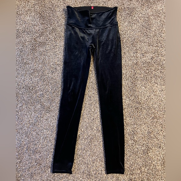 Spanx Velvet Leggings Black Size Small - Picture 9 of 15